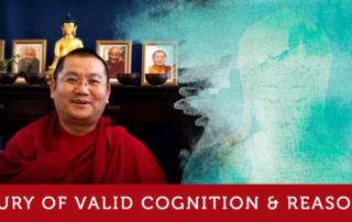 Treasury of Valid Cognition course image with Acharya Kelzang Wangdi.