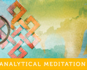 Hero image for Analytical Meditation II. Magnifying glass magnifying an infinity symbol.