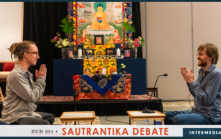 Sautrantika debate course at Nitartha Institute